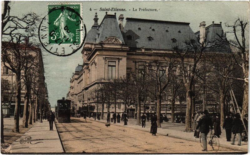 Carte postale ancienne Saint-Etienne La Prefecture France
