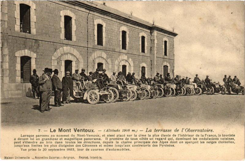 Carte postale ancienne Le Mont Ventoux Observatoire