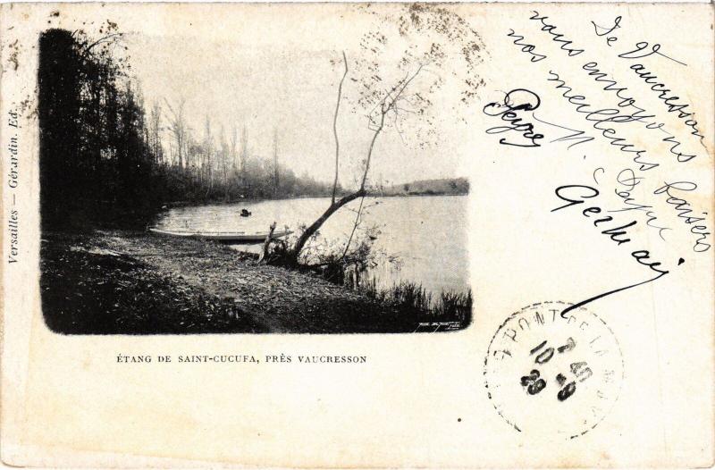 Carte postale ancienne St Cucufa etang