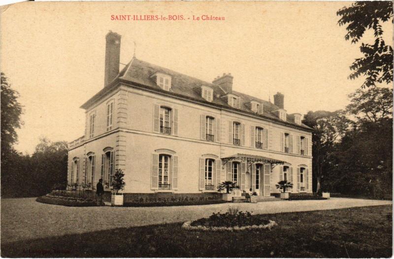 Carte postale ancienne St Illiers le Chateau