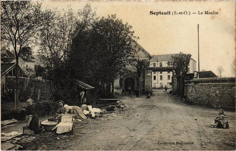 Carte postale ancienne Septeuil le Moulin à Septeuil