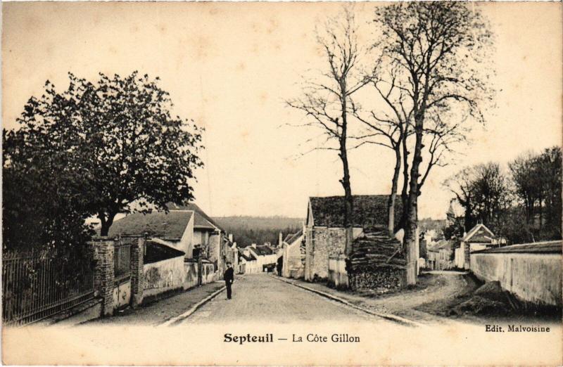 Carte postale ancienne Septeuil la Cote Gillon à Septeuil