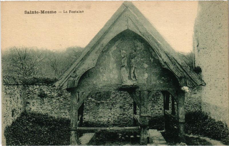 Carte postale ancienne Ste Mesme la Fontaine
