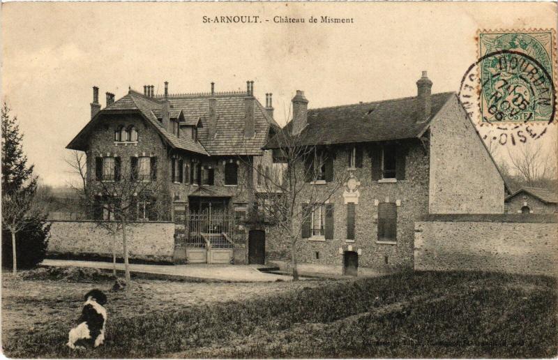 Carte postale ancienne St Arnoult en Yvelines Chateau de Misment