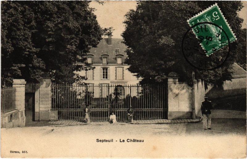 Carte postale ancienne Septeuil le Chateau à Septeuil