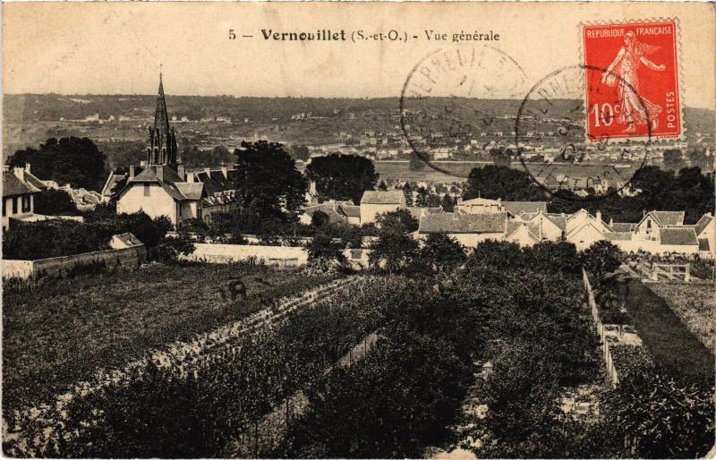 Carte postale ancienne Vernouillet vue generale à Vernouillet