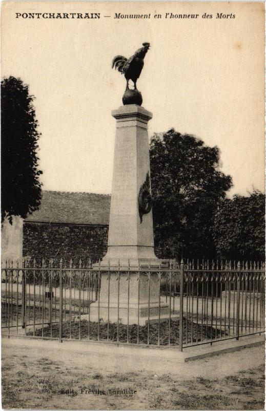 Carte postale ancienne Pontchartrain Monument aux Morts