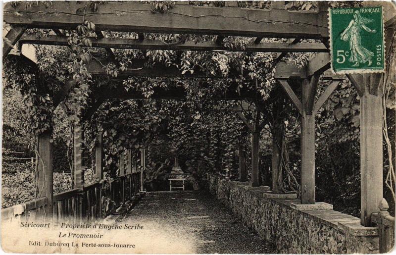 Carte postale ancienne Sericourt Propriete d'Eugene Scribe