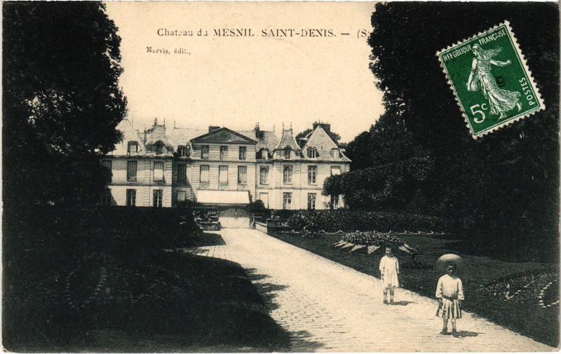 Carte postale ancienne Mesnil le Chateau