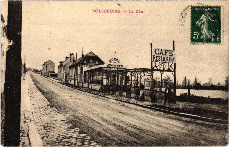 Carte postale ancienne Rolleboise la cote à Rolleboise