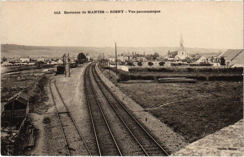 Carte postale ancienne Rosny vue panoramique