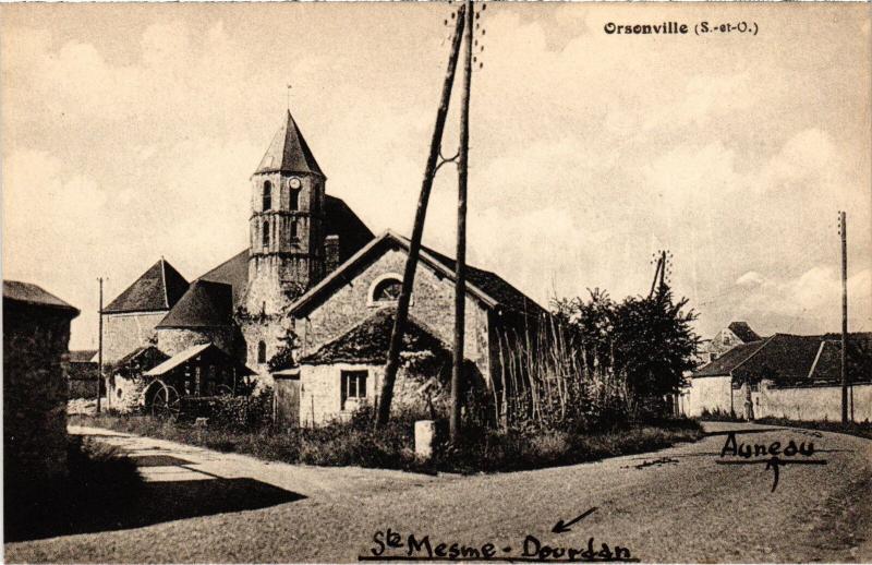 Carte postale ancienne Orsonville à Orsonville