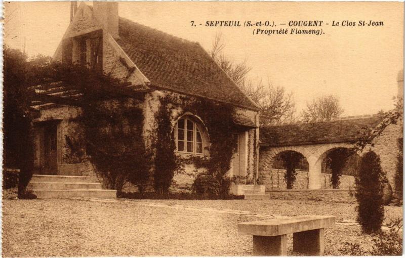 Carte postale ancienne Septeuil le Clos Saint-Jean à Septeuil