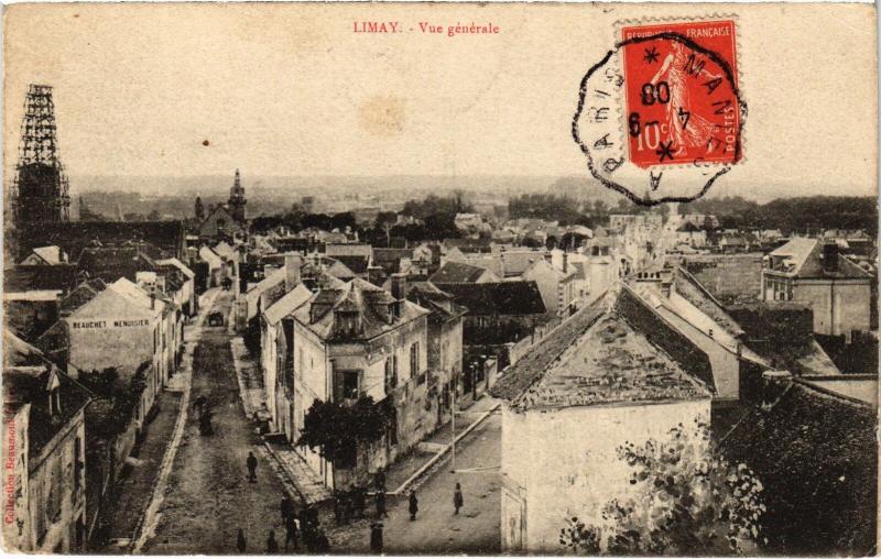 Carte postale ancienne Limay vue generale à Limay