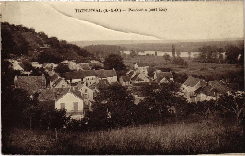 Carte postale ancienne Tripleval panorama