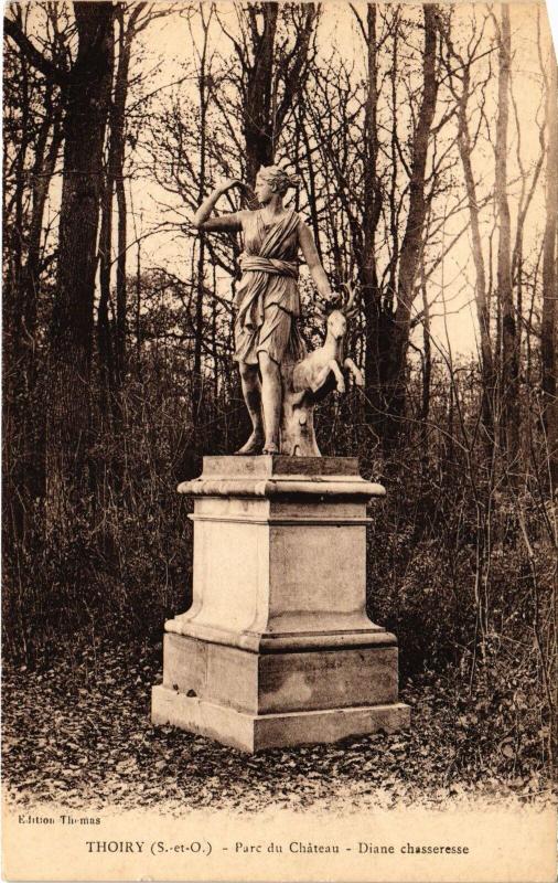 Carte postale ancienne Thoiry Parc du Chateau à Thoiry