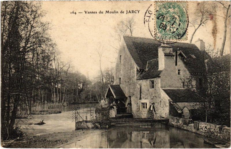 Carte postale ancienne Jarcy Vannes du Moulin
