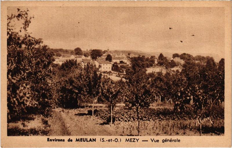 Carte postale ancienne Mezy vue generale