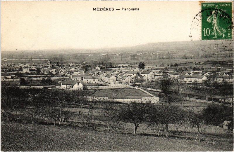 Carte postale ancienne Mezieres panorama