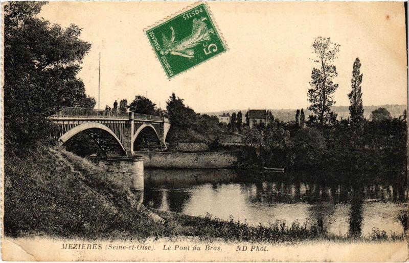 Carte postale ancienne Mizieres Pont du Bras