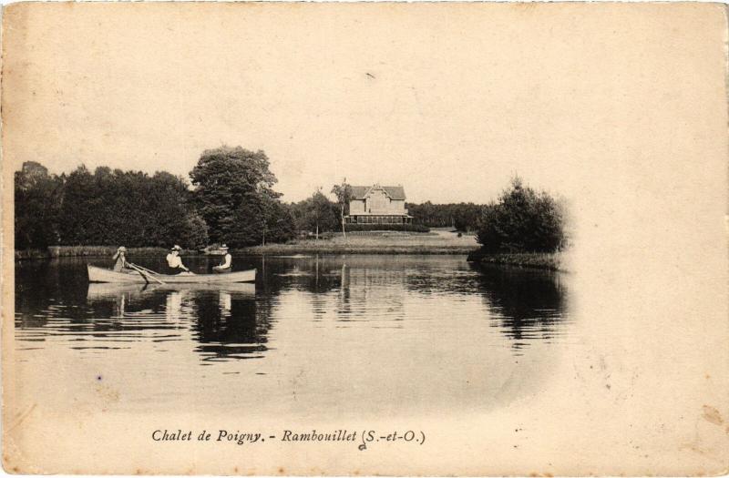 Carte postale ancienne Chalet de Poigny Rambouillet à Rambouillet