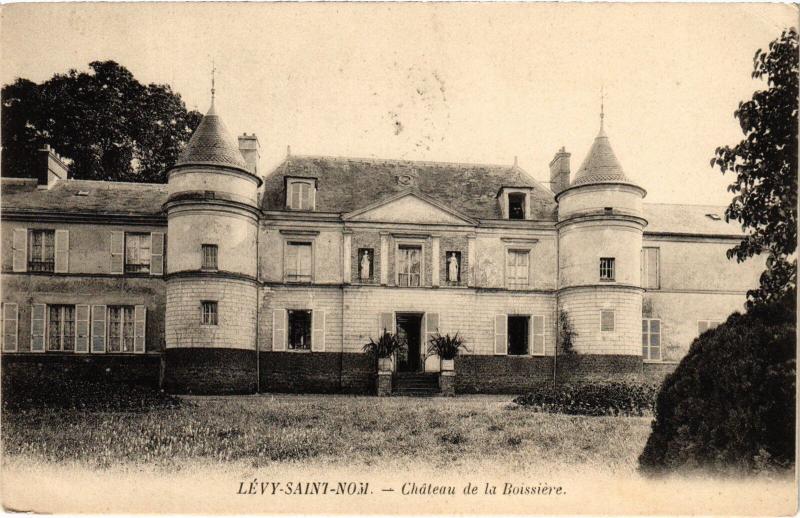 Carte postale ancienne Levy Saint-Nom Chateau de la Boissiere
