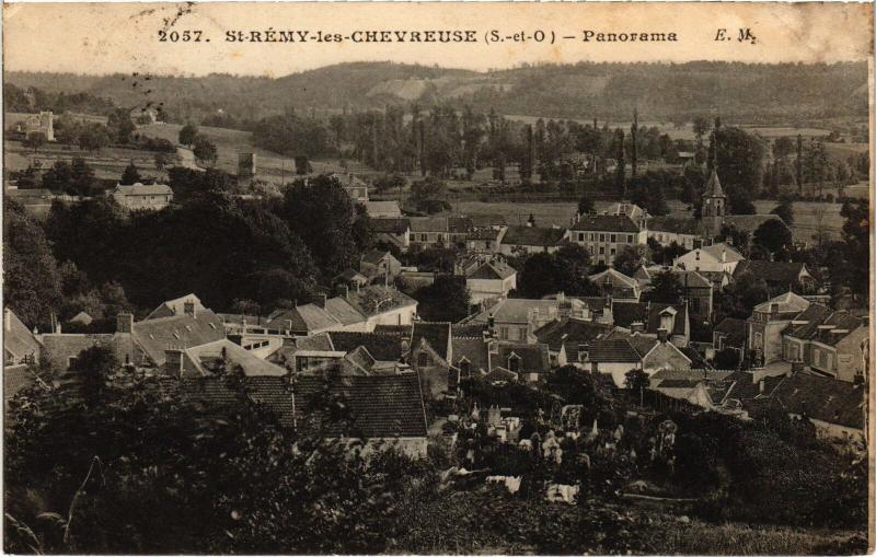 Carte postale ancienne Chevreuse panorama à Chevreuse