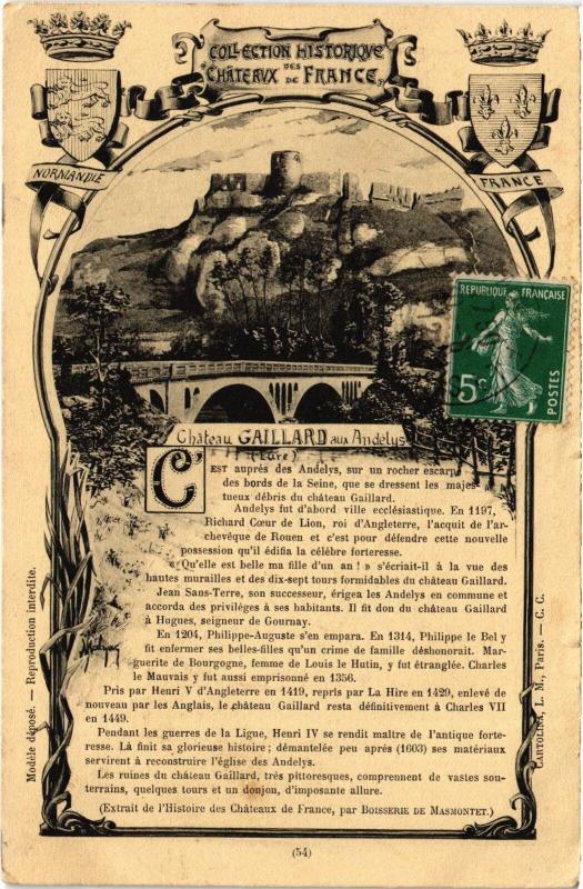 Carte postale ancienne Chateau Gaillard