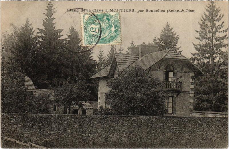 Carte postale ancienne Moutiers Etang de la Claye