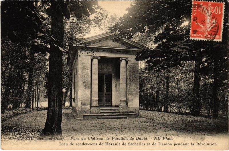 Carte postale ancienne Epone Parc du Chateau