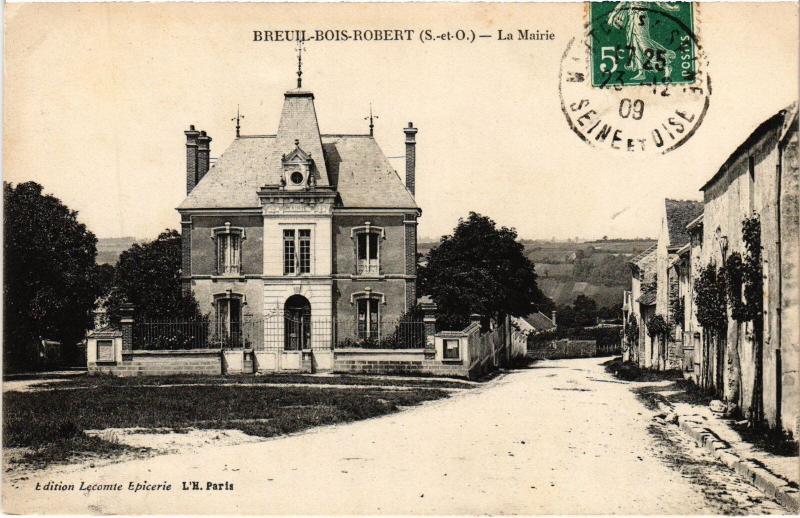 Carte postale ancienne Breuil La Mairie
