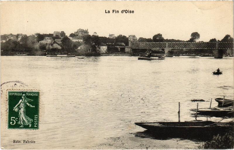 Carte postale ancienne Fin d'Oise