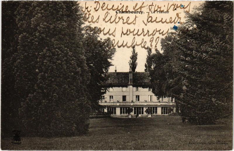 Carte postale ancienne Chambourcy le Manoir à Chambourcy