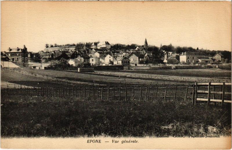Carte postale ancienne Epone vue generale