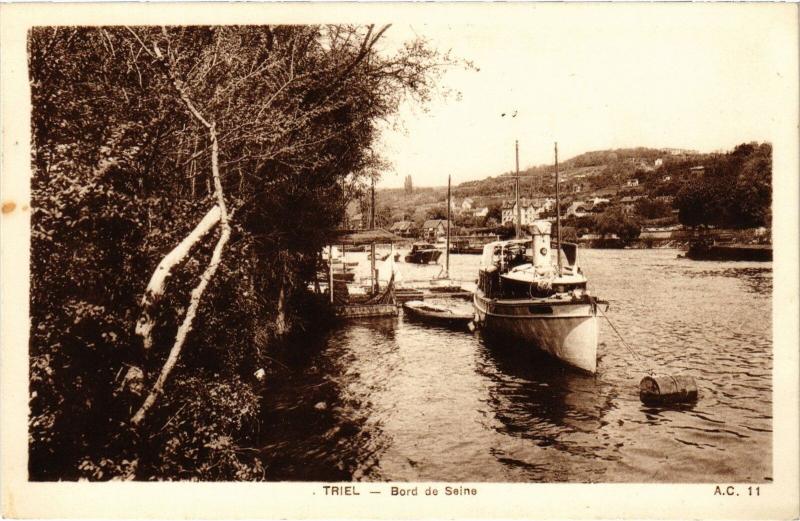 Carte postale ancienne Triel Bords de la Seine