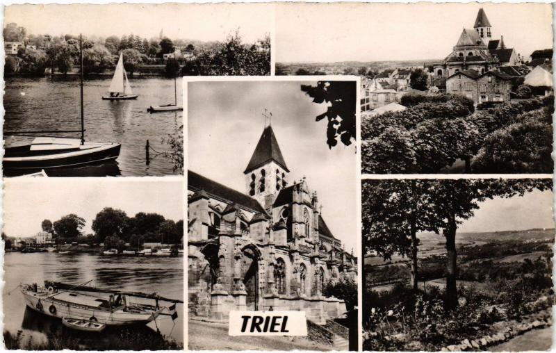 Carte postale ancienne Triel souvenir