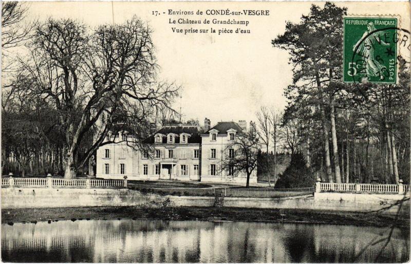 Carte postale ancienne Le Chateau de Grandchamp à Grandchamp