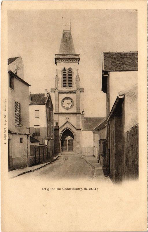 Carte postale ancienne Chanteloup Eglise