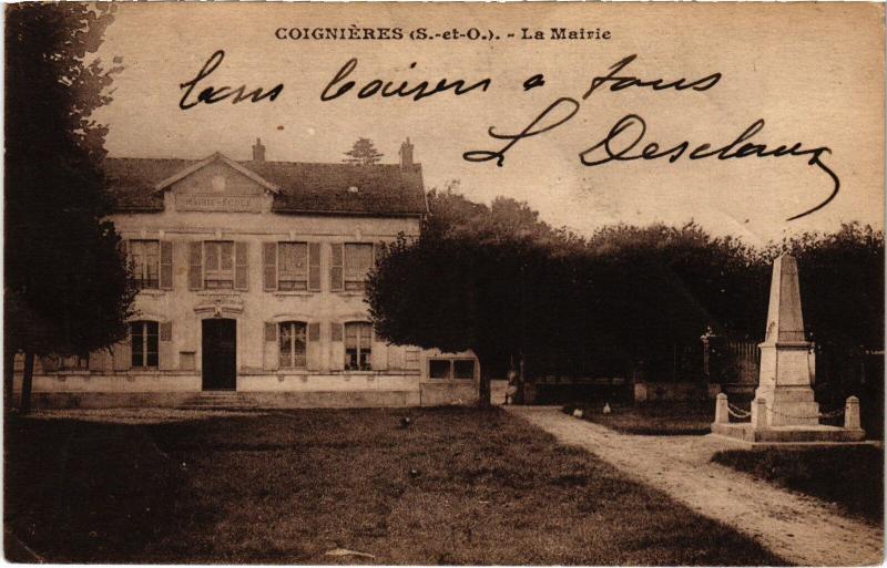 Carte postale ancienne Coignieres la Mairie