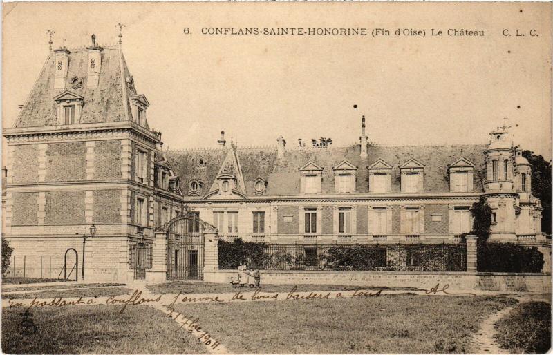 Carte postale ancienne Conflans le Chateau