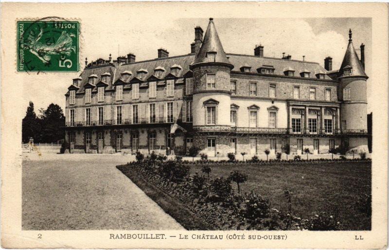 Carte postale ancienne Rambouillet le Chateau à Rambouillet