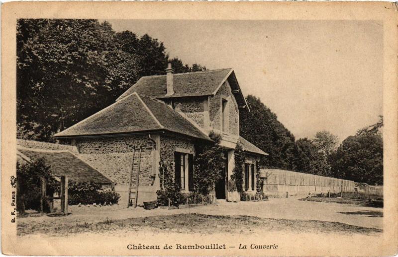 Carte postale ancienne Rambouillet le Chateau la couverie à Rambouillet