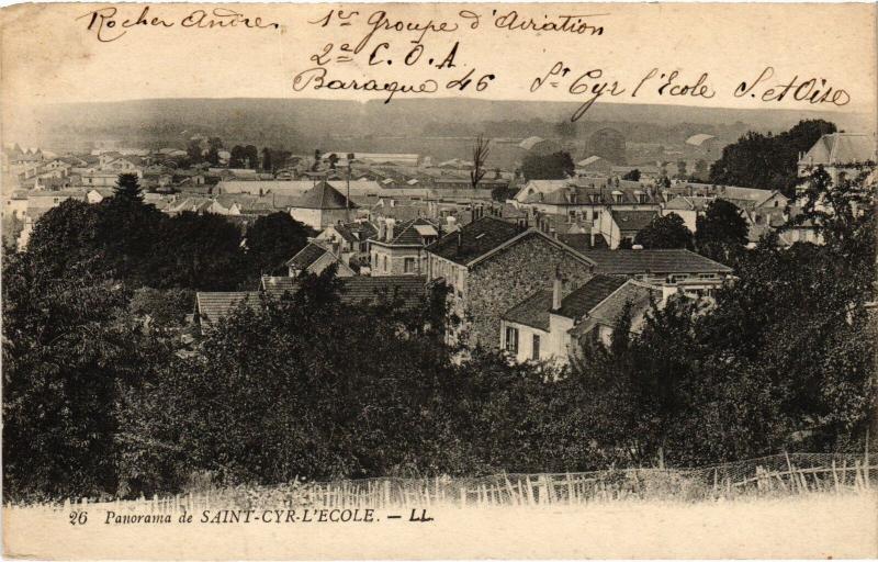 Carte postale ancienne St Cyr l'Ecole panorama