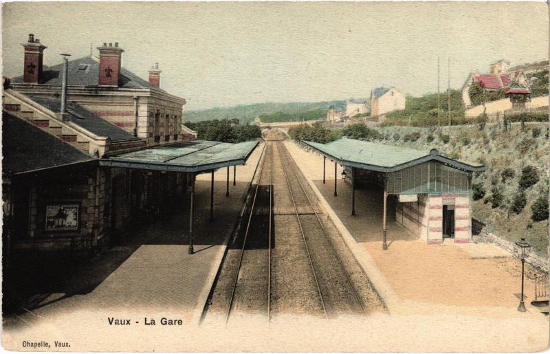Carte postale ancienne Vaux la Gare