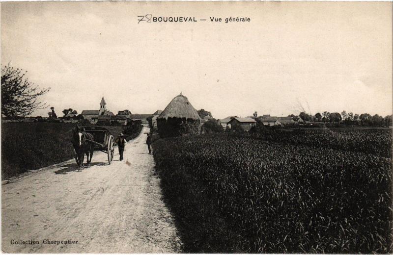 Carte postale ancienne Bouqueval vue generale