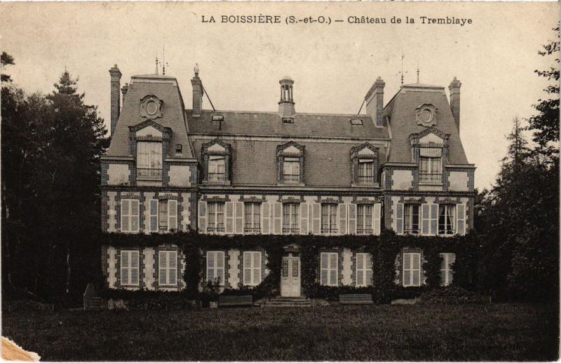 Carte postale ancienne La Bossiere Chateau de la Tremblaye
