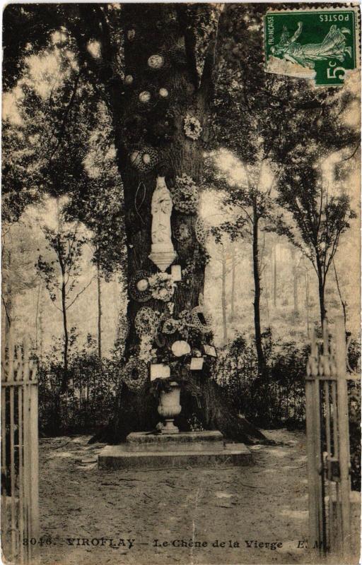 Carte postale ancienne Viroflay le Chene de la Vierge à Viroflay