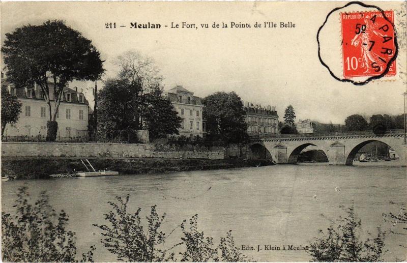 Carte postale ancienne Meulan le Fort