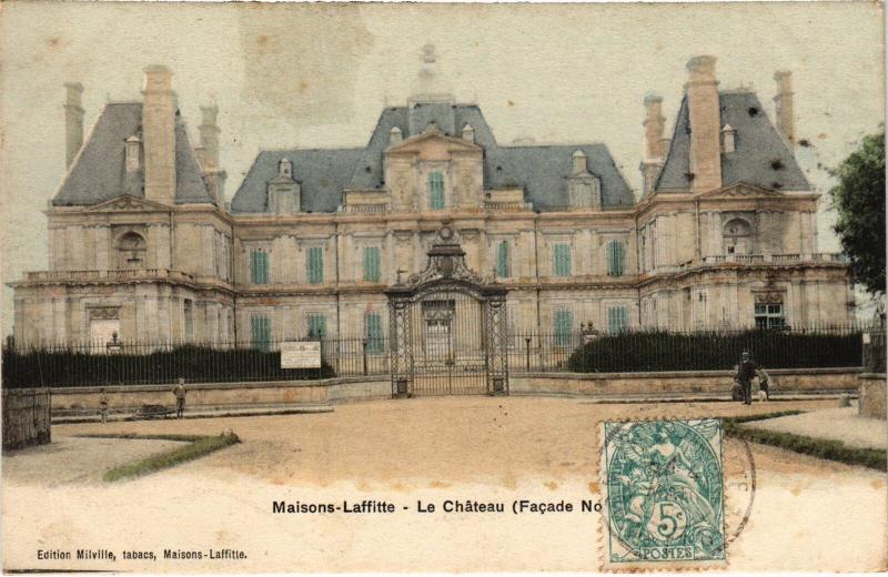 Carte postale ancienne Maisons Laffitte le Chateau à Maisons-Laffitte