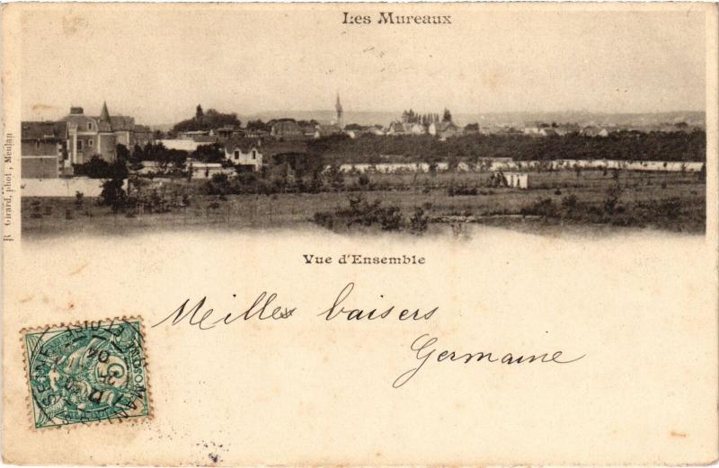 Carte postale ancienne Les Mureaux vue d'ensemble aux Mureaux